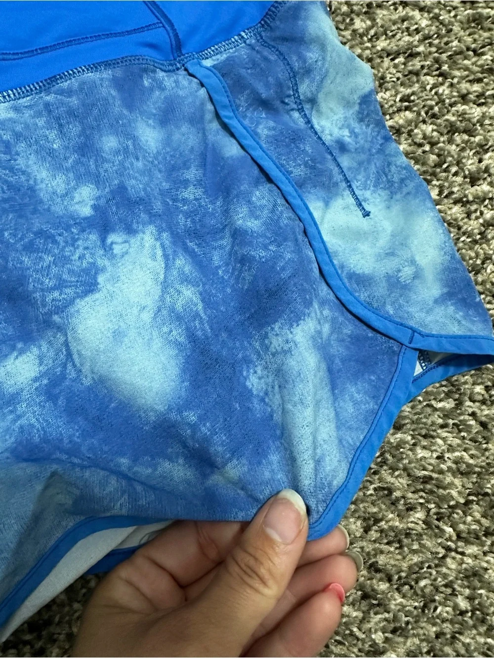 Lululemon tie dye shorts